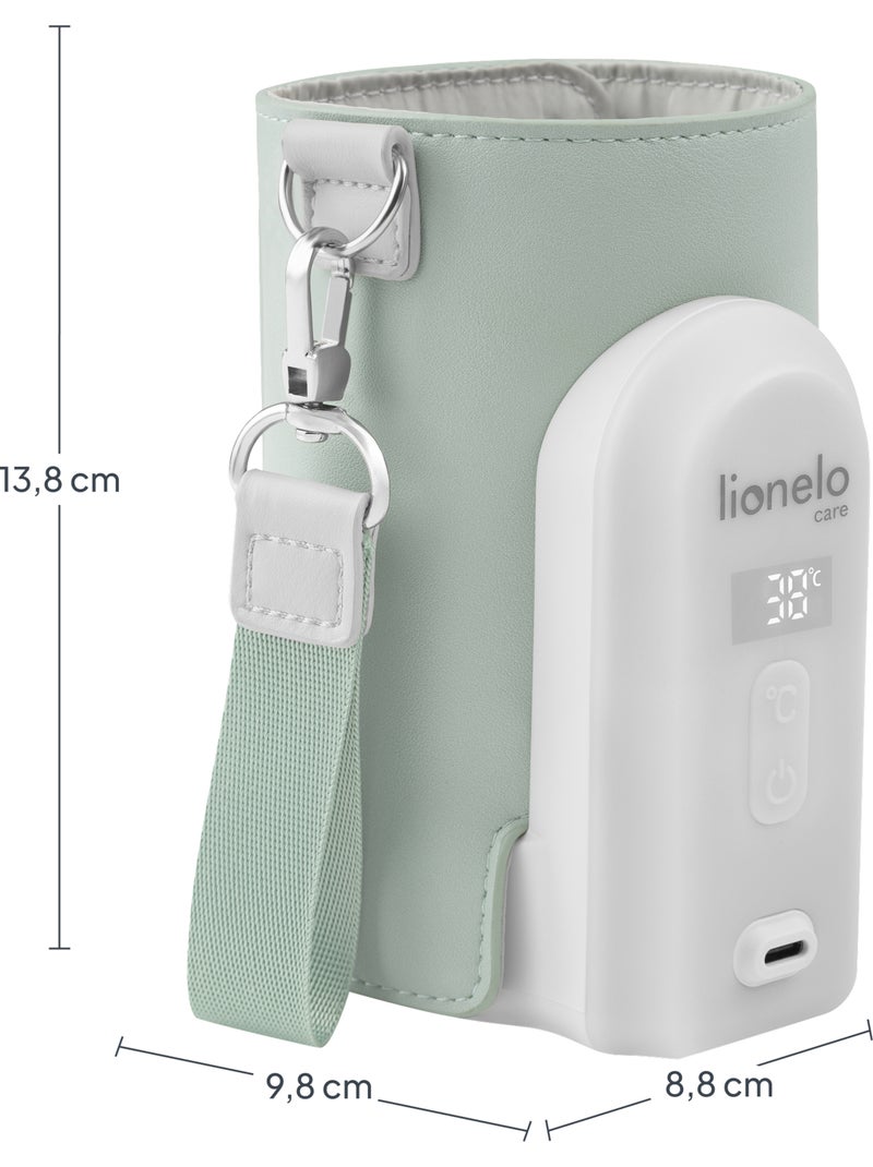 Scalda biberon portatile LIONELO Thermup Go Evo - USB - Per biberon in plastica e vetro ⌀50-80 mm Verde - Kiabi