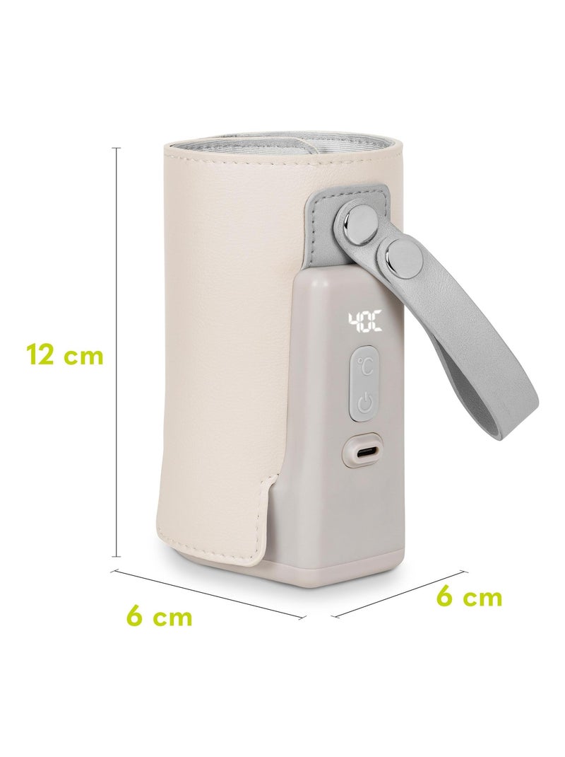 Scalda biberon portatile Lionelo Thermup Go Plus - Senza BPA - 38-50°C - Durata della batteria fino Beige - Kiabi