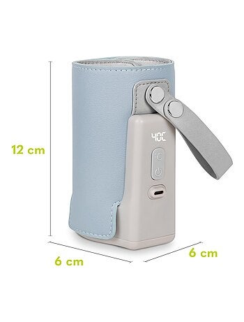 Scalda biberon portatile Lionelo Thermup Go Plus - Senza BPA - 38-50°C - Durata della batteria fino