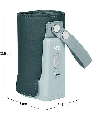 Scalda biberon portatile Lionelo Thermup Go Plus - Senza BPA - 38-50°C - Durata della batteria fino