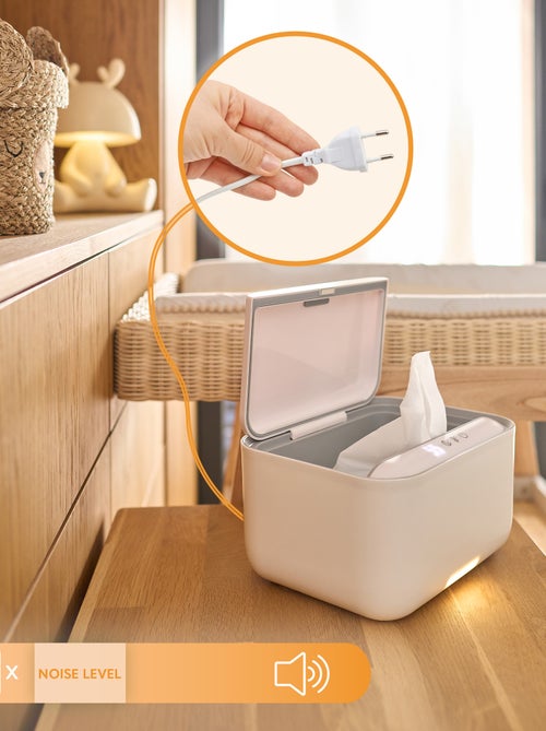 Scalda salviette umidificate LIONELO - 3 impostazioni di calore - Mantiene le salviette umide - Luce - Kiabi