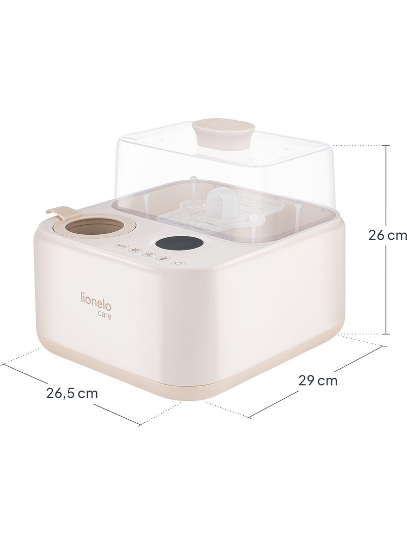 Scaldabiberon 2in1 LIONELO Steamup - Sterilizzatore per biberon - Senza BPA Beige - Kiabi