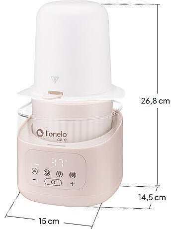 Scaldabiberon 6 in 1 LIONELO Thermup 4.0 - Sterilizzazione - Riscaldamento - Scongelamento - 400 W