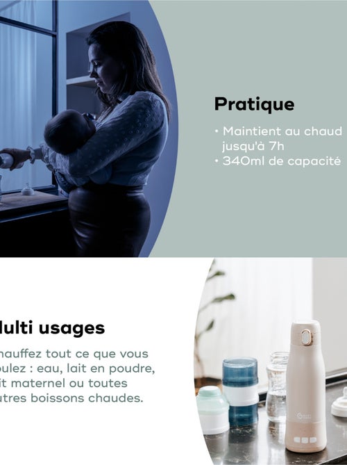Scaldabiberon da viaggio Moov & Feed «Babymoov» - Kiabi