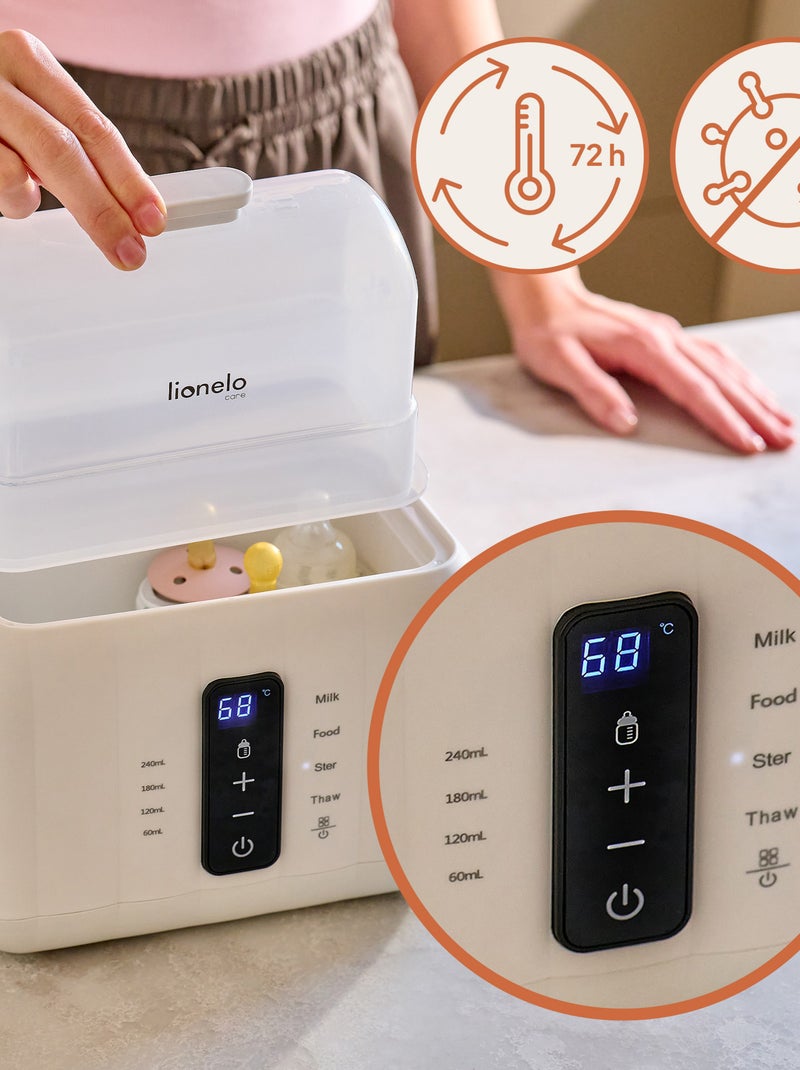 Scaldabiberon LIONELO Thermup Duo 6 in 1 - Sterilizza - Riscalda - Senza BPA Bianco - Kiabi