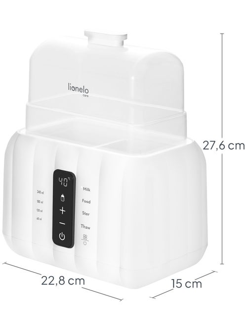 Scaldabiberon LIONELO Thermup Duo 6 in 1 - Sterilizza - Riscalda - Senza BPA - Kiabi