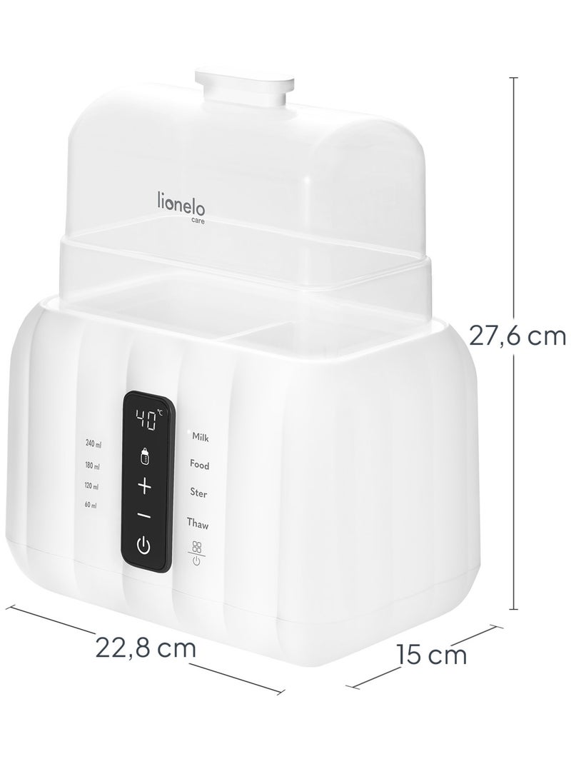 Scaldabiberon LIONELO Thermup Duo 6 in 1 - Sterilizza - Riscalda - Senza BPA Bianco - Kiabi