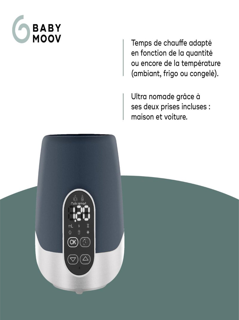 Scaldabiberon portatile programmabile NutriSmart 'Babymoov' Grigio - Kiabi