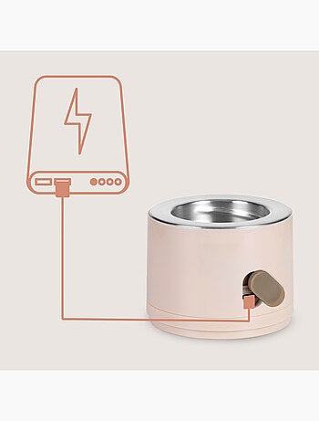 Scaldabiberon senza fili LIONELO Thermup - 180 ml - 90 ml in 3 min - 37-50 °C - Adattatori universal