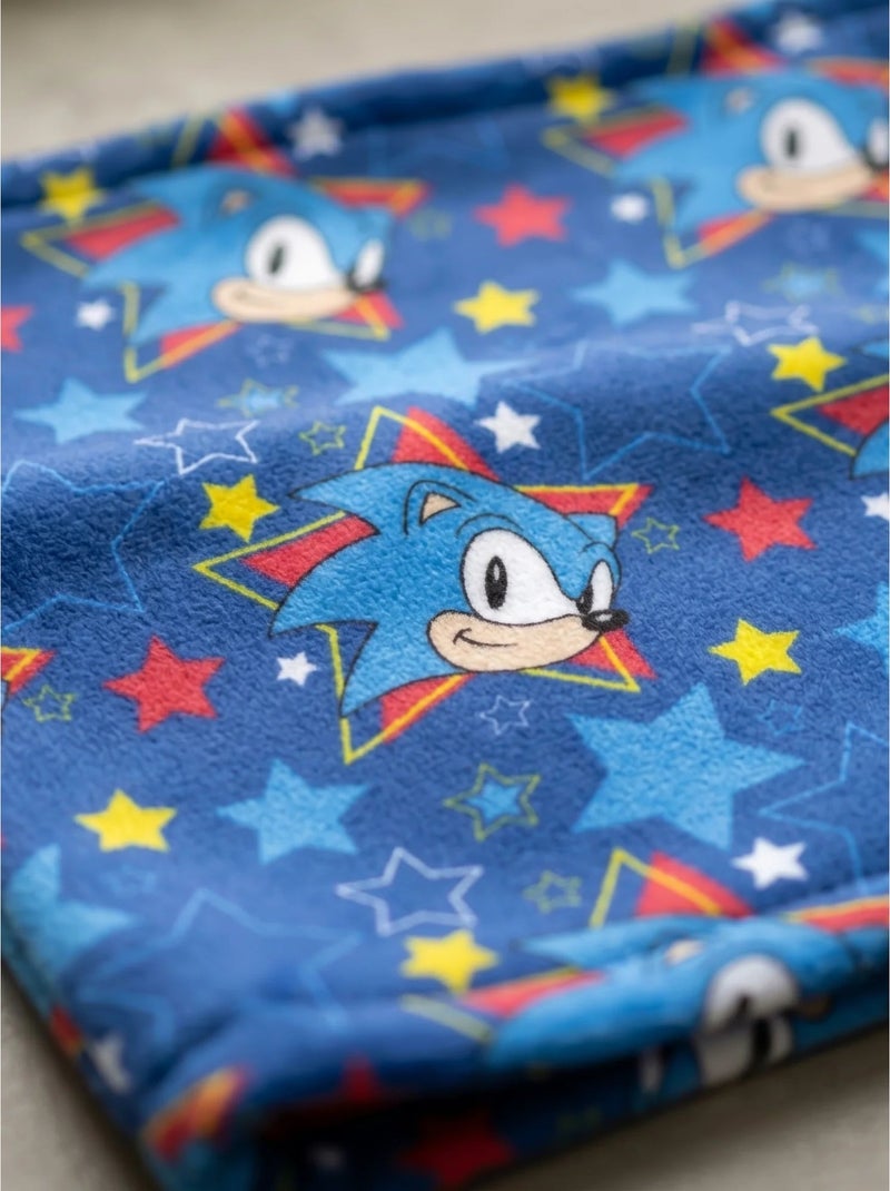 Scaldacollo bambino in poliestere elasticizzato sonic sega Blu - Kiabi
