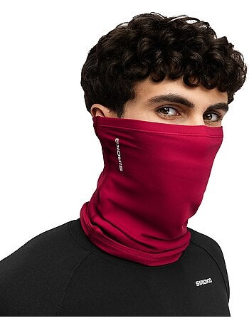 Scaldacollo da ciclismo uomo e donna nw shield burgundy