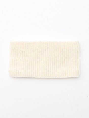 Scaldacollo in maglia leopardata