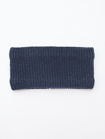 Scaldacollo in maglia leopardata