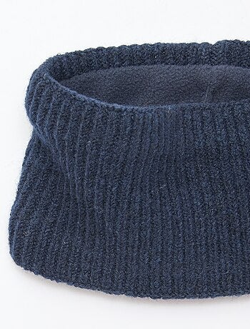 Scaldacollo in maglia leopardata