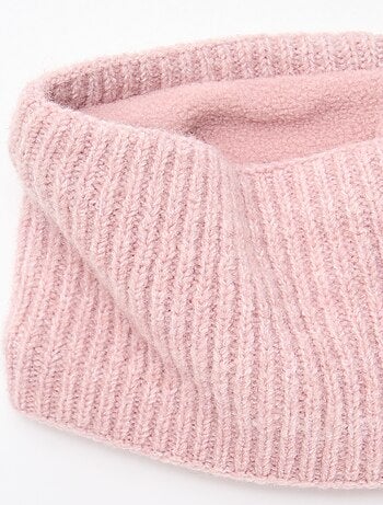 Scaldacollo in maglia leopardata