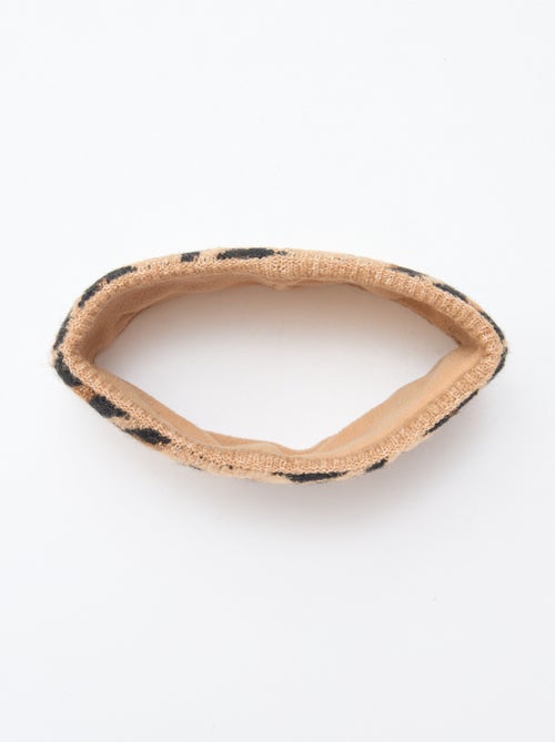 Scaldacollo in maglia leopardata - Kiabi