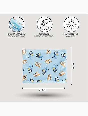 Scaldacollo snood Bluey Bambino Blu