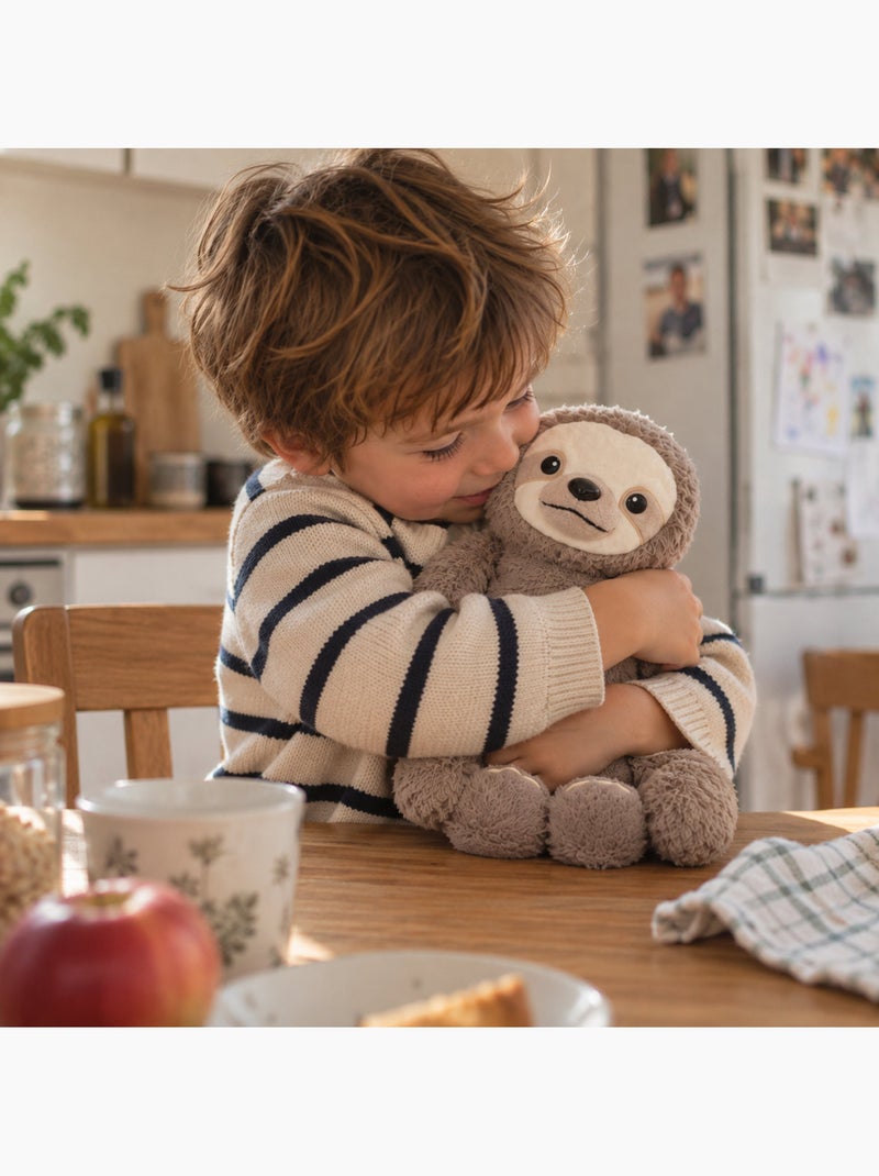 Scaldino peluche bradipo con cuscinetto caldo e freddo Grigio - Kiabi