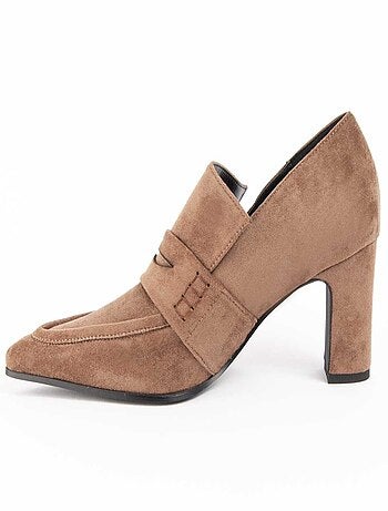 Scarpa Con Tacco Materiale Sintetico E Tessile Montevita