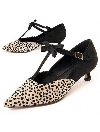 Scarpa Con Tacco Materiale Sintetico E Tessile Montevita