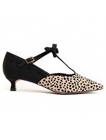 Scarpa Con Tacco Materiale Sintetico E Tessile Montevita