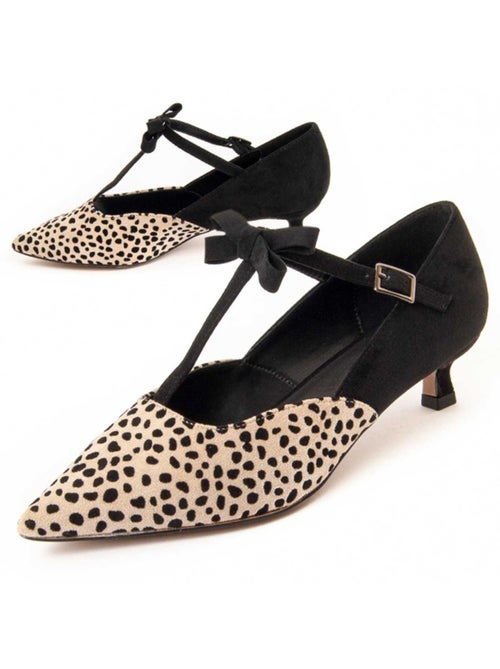 Scarpa Con Tacco Materiale Sintetico E Tessile Montevita - Kiabi