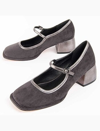 Scarpa Con Tacco Materiale Sintetico E Tessile Montevita