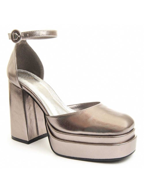 Scarpa Con Tacco Materiale Sintetico E Tessile Montevita - Kiabi