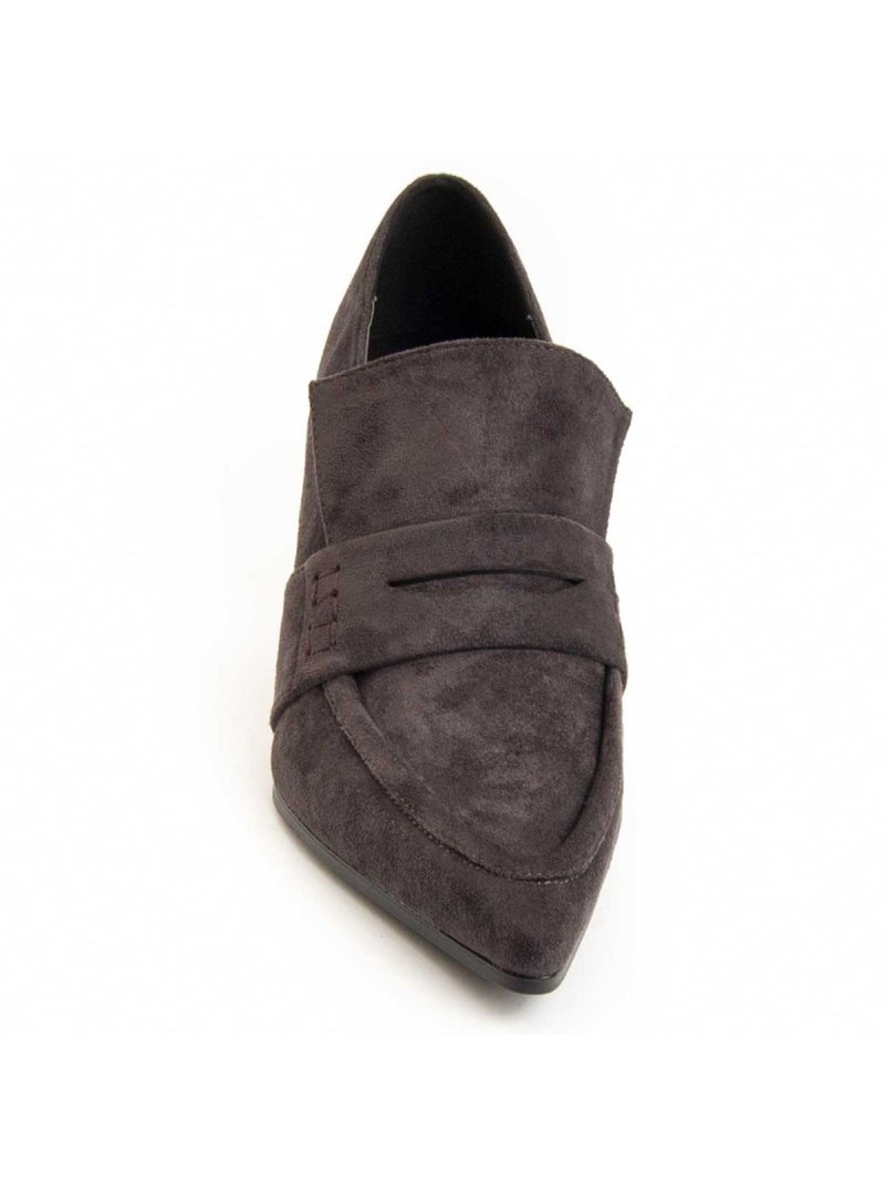 Scarpa Con Tacco Materiale Sintetico E Tessile Montevita Grigio - Kiabi
