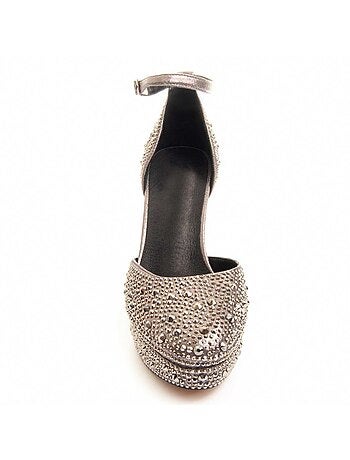 Scarpa Con Tacco Materiale Sintetico E Tessile Montevita