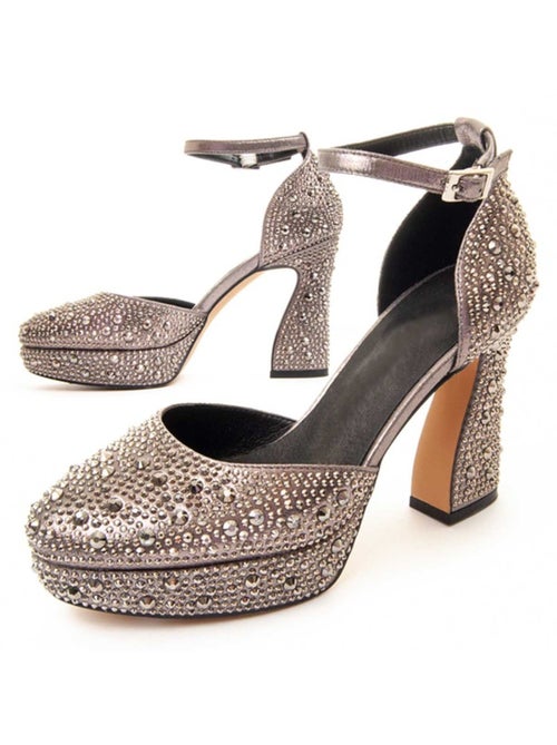 Scarpa Con Tacco Materiale Sintetico E Tessile Montevita - Kiabi