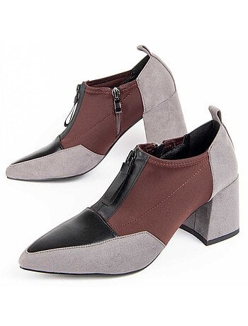 Scarpa Con Tacco Materiale Sintetico E Tessile Montevita