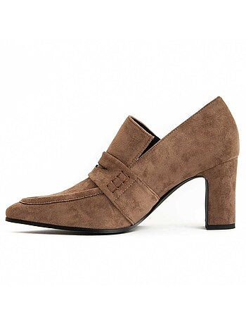 Scarpa Con Tacco Materiale Sintetico E Tessile Montevita