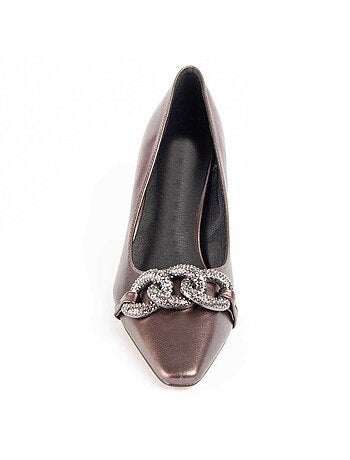 Scarpa Con Tacco Materiale Sintetico E Tessile Montevita