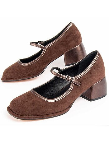Scarpa Con Tacco Materiale Sintetico E Tessile Montevita
