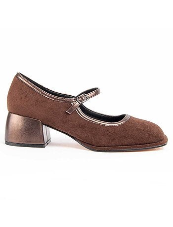 Scarpa Con Tacco Materiale Sintetico E Tessile Montevita