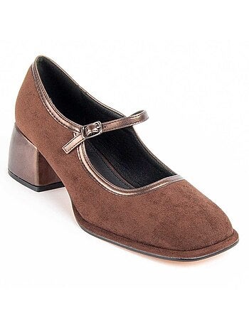 Scarpa Con Tacco Materiale Sintetico E Tessile Montevita