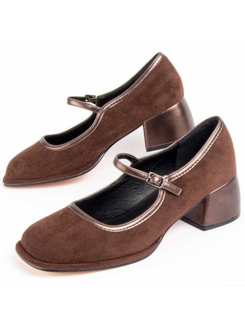 Scarpa Con Tacco Materiale Sintetico E Tessile Montevita - Kiabi