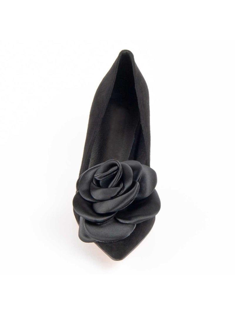 Scarpa Con Tacco Materiale Sintetico E Tessile Montevita Nero - Kiabi