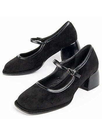 Scarpa Con Tacco Materiale Sintetico E Tessile Montevita