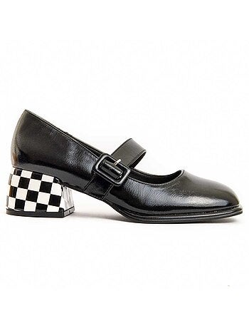 Scarpa Con Tacco Materiale Sintetico E Tessile Montevita