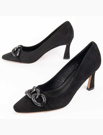Scarpa Con Tacco Materiale Sintetico E Tessile Montevita
