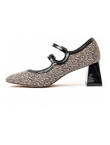 Scarpa Con Tacco Materiale Sintetico E Tessile Montevita