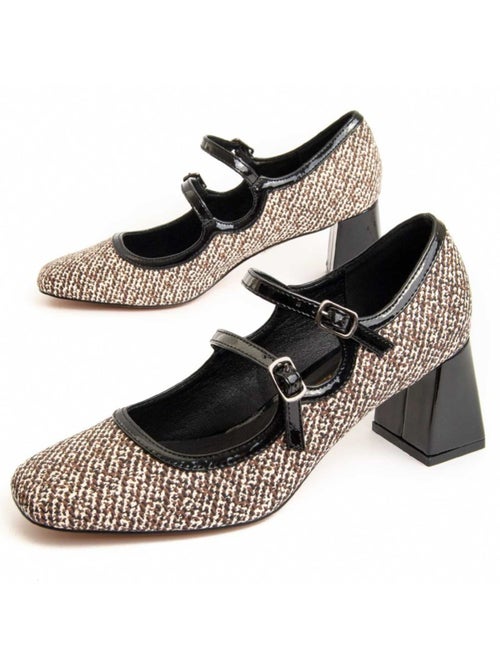 Scarpa Con Tacco Materiale Sintetico E Tessile Montevita - Kiabi