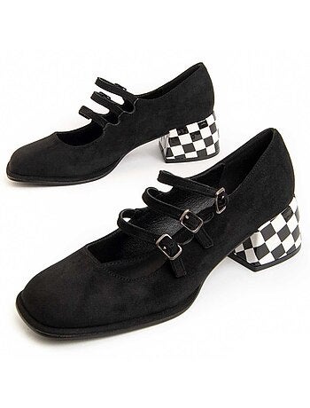 Scarpa Con Tacco Materiale Sintetico E Tessile Montevita