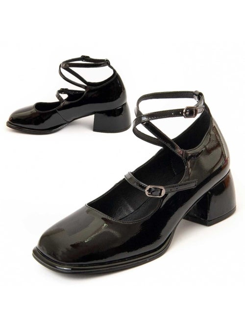 Scarpa Con Tacco Materiale Sintetico E Tessile Montevita - Kiabi