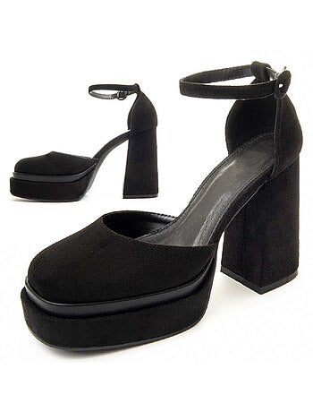 Scarpa Con Tacco Materiale Sintetico E Tessile Montevita