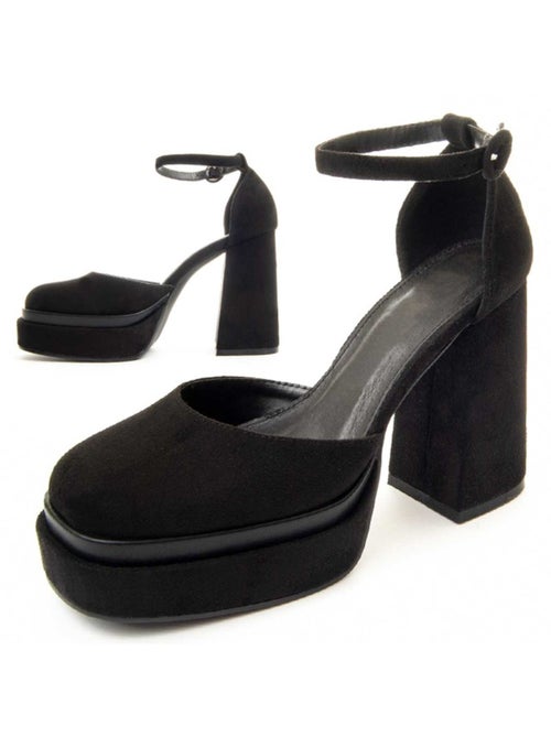 Scarpa Con Tacco Materiale Sintetico E Tessile Montevita - Kiabi