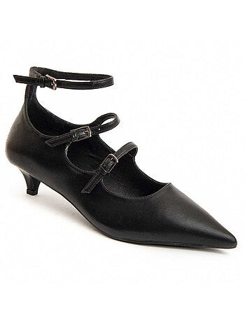 Scarpa Con Tacco Materiale Sintetico E Tessile Montevita