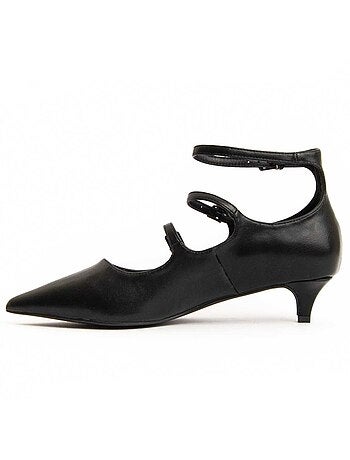 Scarpa Con Tacco Materiale Sintetico E Tessile Montevita